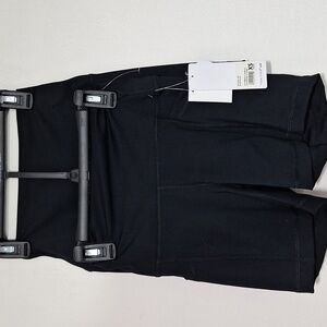 Yogalicious Black High Rise Bike Lux Shorts 2 Pack Size